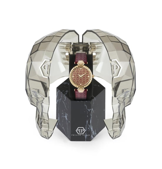 Philipp Plein Plein Couture Dames Horloge Rood PWEAA0221 - Image 4