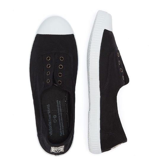 Victoria Inglesa Elastico Womens Trainers - (Black) - Image 6