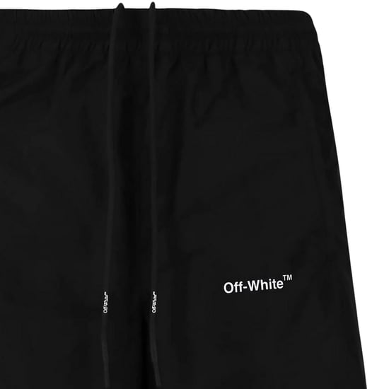 Off-White Diag Outline Black Track Shorts