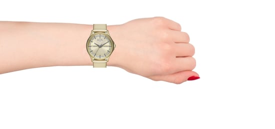 Armani Exchange Lady Hampton Women's Gold Watch AX5271