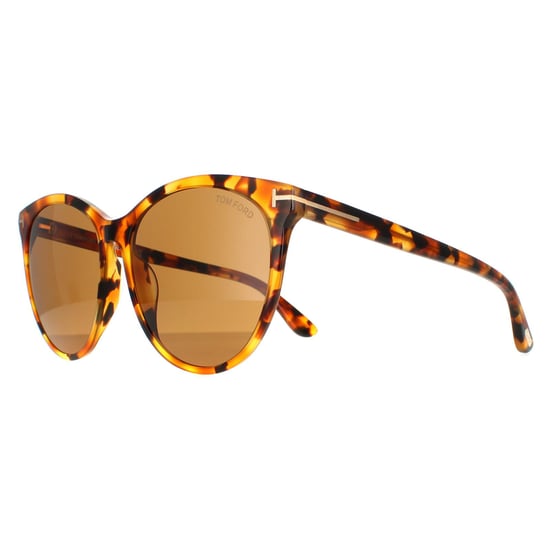 Tom Ford Round Womens Havana Blonde Brown Maxim FT0787
