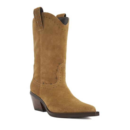 Dune Ladies Podeo - Embellished Block Heel Cowboy Boots - Image 1