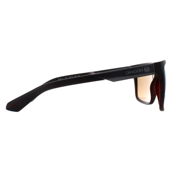 Dragon Rectangle Unisex Teak Wood Lumalens Brown Vinyl