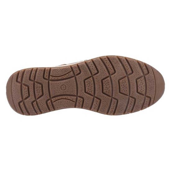 Hush Puppies Mens Cole Leather Casual Shoes (Khaki/Navy/Tan)