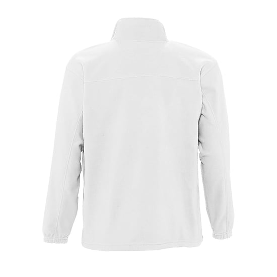 SOLS Mens North Full Zip Outdoor Fleece Jacket (White) - Image 2