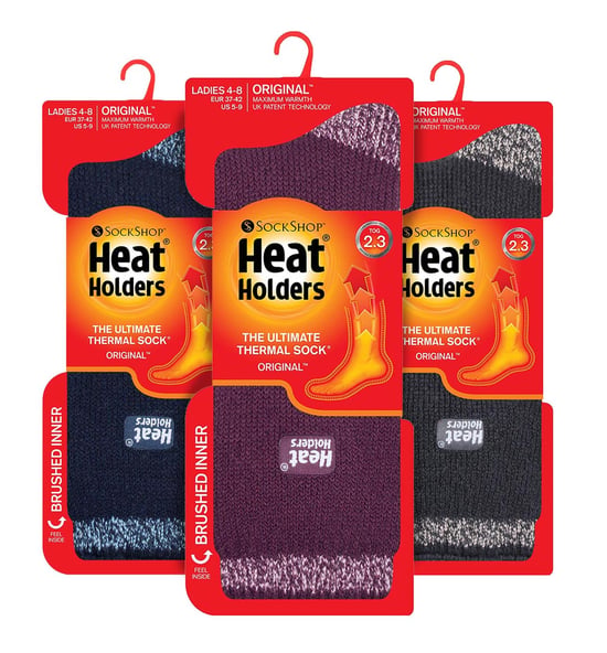 HEAT HOLDERS - 3-pack Multipack isolerade termosockor för damer för vintern - Catania - Image 2