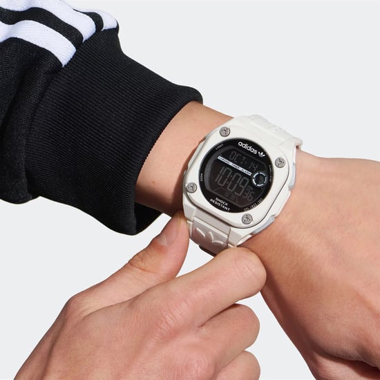 Adidas Originals City Tech Twee Unisex Witte Horloge AOST23062 - Image 5