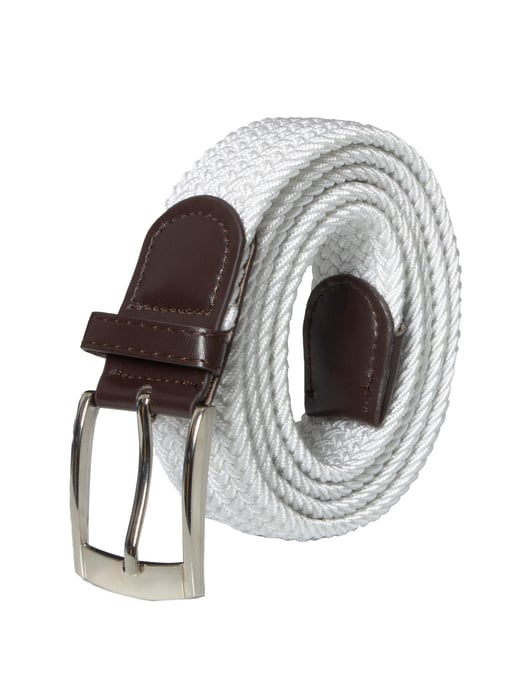 Enzo Unisex Belt - White - Image 1
