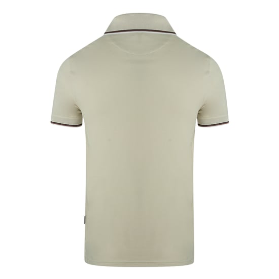 Beige poloshirt met merklogo van Aquascutum - Image 2