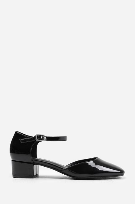 Wheres That From Womens 'Peony' Square Toe Low Block Heel With Strap
