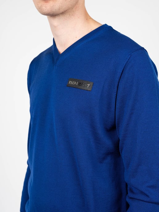 Plein Sport Pullover Merino Men's Blue - Image 5