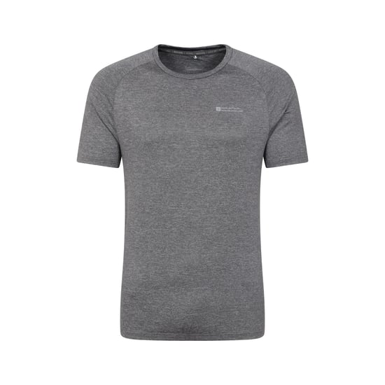 Mountain Warehouse Mens Agra Randig IsoCool T-shirt (Grå) - Image 1