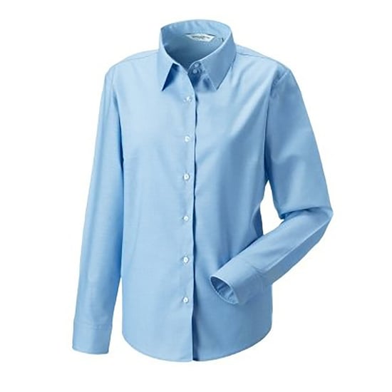 Russell Collectie Dames/Dames Lange Mouw Easy Care Oxford Shirt (Oxford Blauw) - Image 2