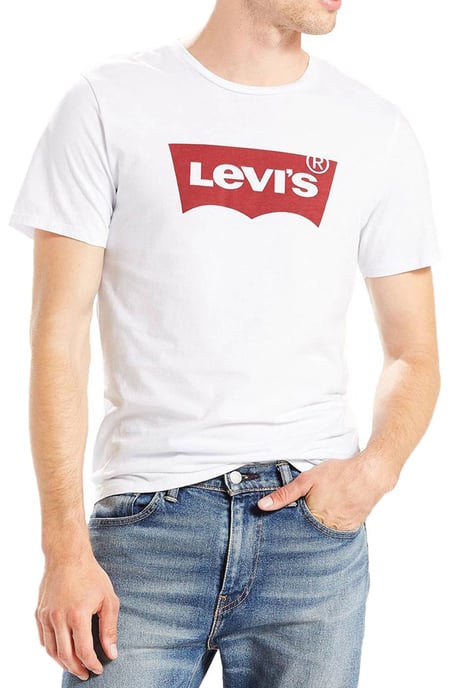 Levi's Men's T-Shirt In White - Image 1