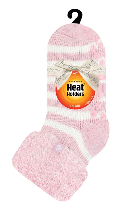 Värmehållare - Halksockor med låg skärning och fluffiga tofflor för damer - Image 2