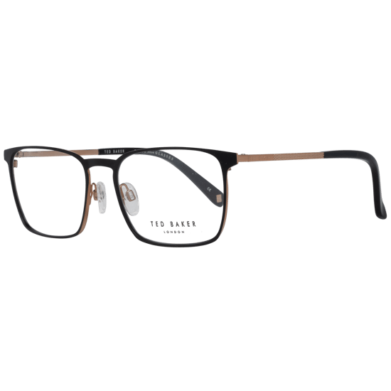Ted Baker Rectangular Unisex Black and Copper TB4270 Patton