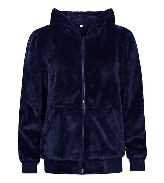 Heat Holders - Ladies Soul Warming Soft Fleece Lounge Hoodie - Marinblå - Image 1