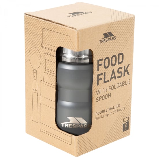 Trespass Scran Food Flask (Grey)