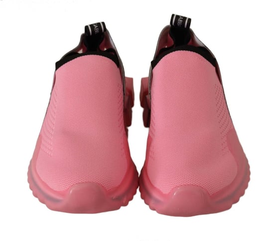 Dolce & Gabbana Damers Rosa Slip-On Casual Låg Top Sorrento Sneakers Skor - Image 6