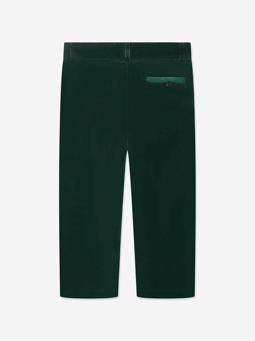 Patachou Boys Cotton Trousers in Green