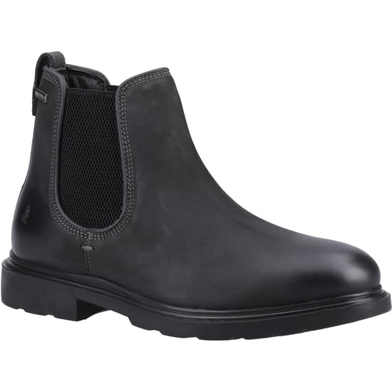 Hush Puppies Preston Chelsea Leather Men's Black Boots - Image 1