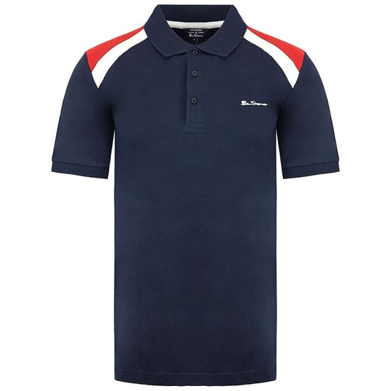Ben Sherman Logo Heren Navy Poloshirt - Image 1