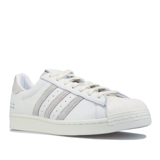 Men's adidas Originals Superstar Trainers in Off White