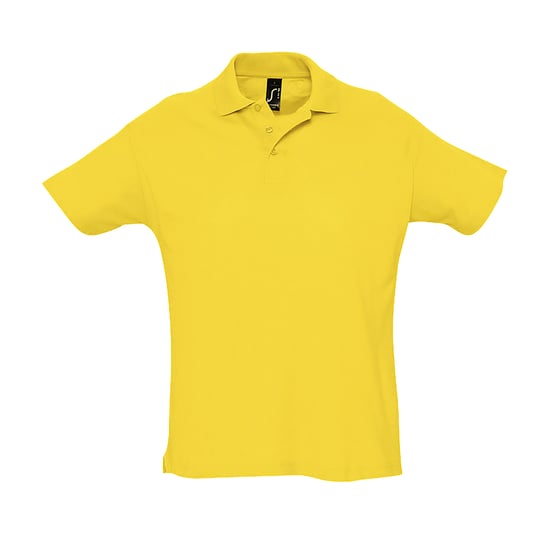 SOLS Heren Zomer II Pique Poloshirt met korte mouwen (Goud) - Image 1