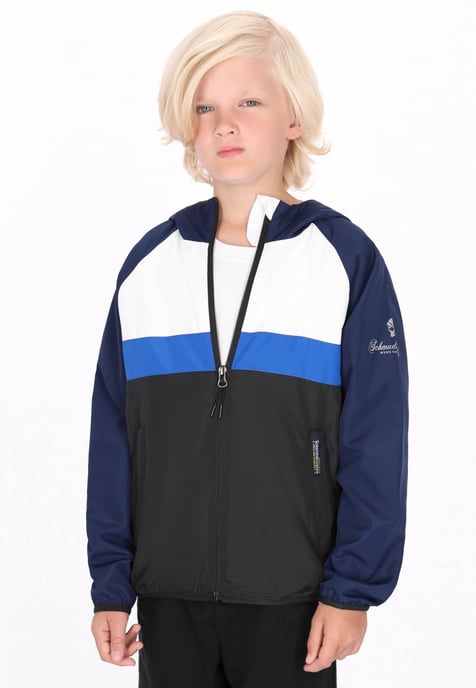 Schmuddelwedda Anorak jongens (kinderen) marine colorblock - Image 3