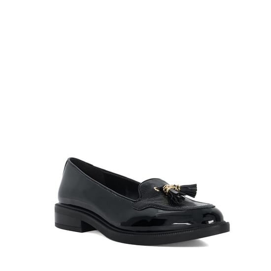 Dune Ladies Wf Grape - Wide Fit Patent Tassel Loafers