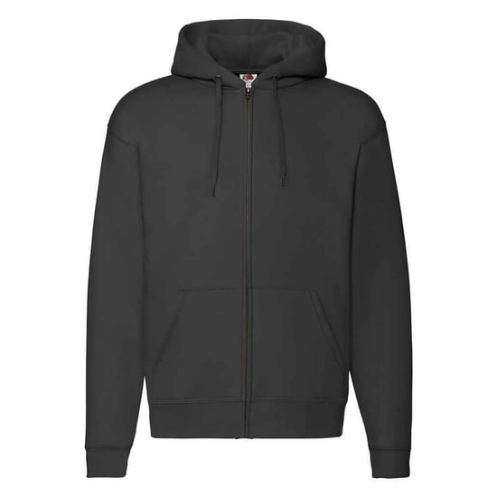 Fruit of the Loom Unisex Adult Premium Full Zip Hoodie (Black) - Image 1