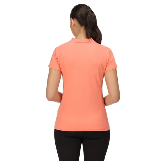 Regatta Womens/Ladies Sinton Polo Shirt (Fusion Coral)
