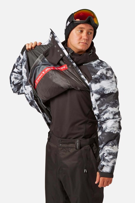 Zero Hypadri Ski Jacket White Out Print