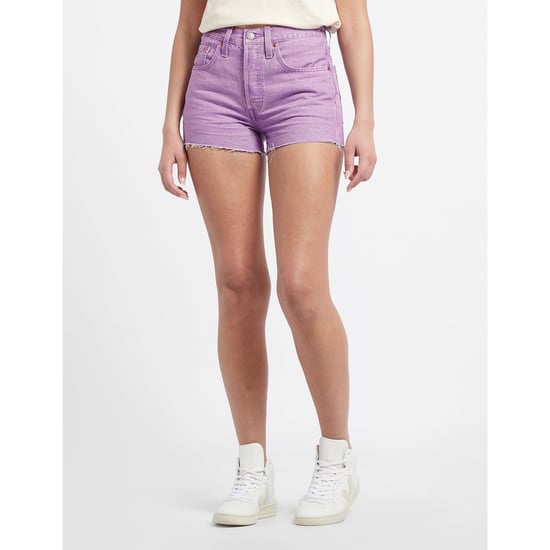 Women's Levis 501 Original Shorts in Lavender