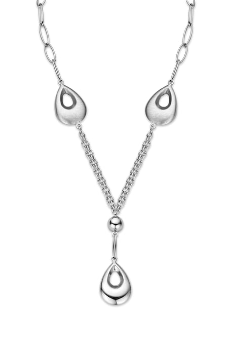 Orphelia Women's 925 Sterling Silver Set: Chain + Bracelet - Silver SET-028