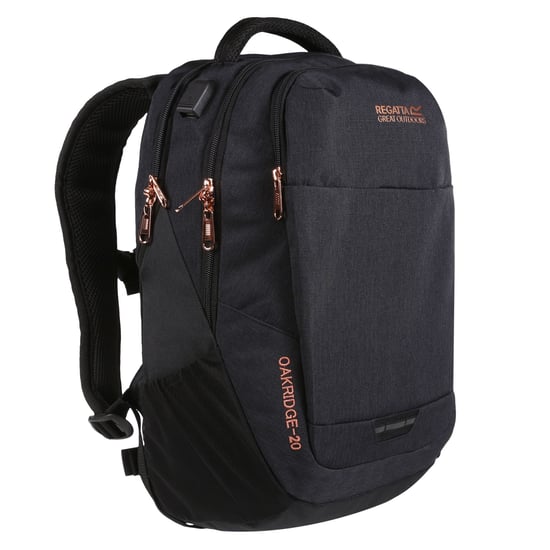Regatta Unisex Adult Oakridge 20L Backpack (Black/Rose Gold)