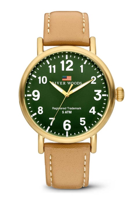 River Woods Sacramento herenhorloge Bruin RW420022 - Image 1
