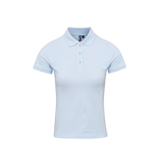 Premier Dames/Dames Coolchecker Plus Poloshirt (Lichtblauw) - Image 1