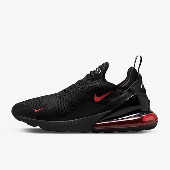 Nike Air Max 270 Trainers, Black/White/University Red - Image 1