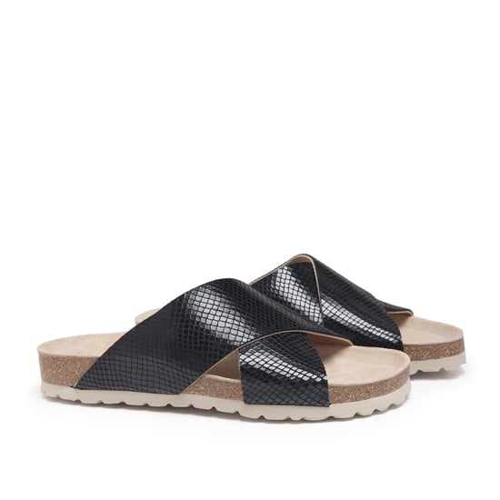 María Barceló Womens Bio Sandals in Black