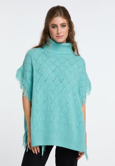 IZIA knit poncho gaya