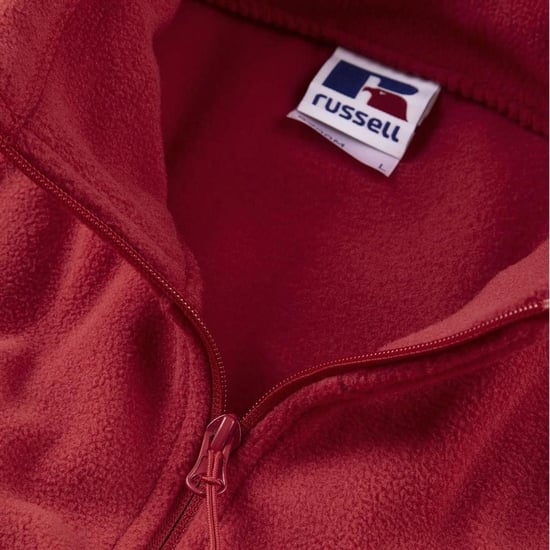 Russell Heren Full Zip Outdoor Fleece Jacket (Klassiek rood) - Image 3