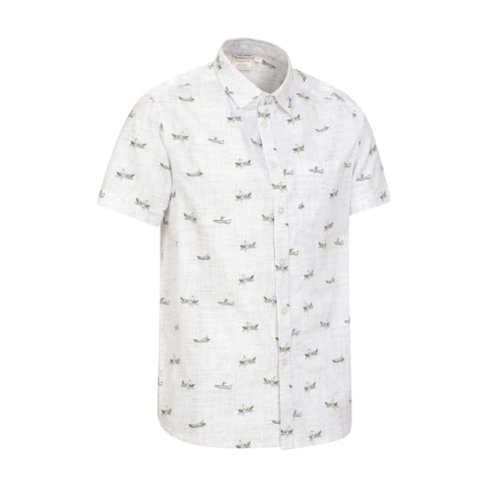 Mountain Warehouse Mens Preston Illustration Shirt (White) - Image 4