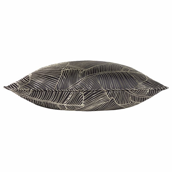 Wylder Tropics Seymour Embroidered Jacquard Satin Piped Polyester Filled Cushion - Image 2
