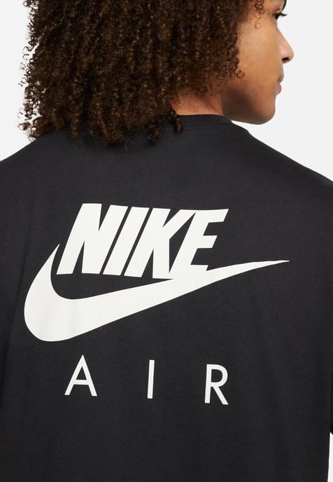 Nike Air heren T-shirt in zwart - Image 4