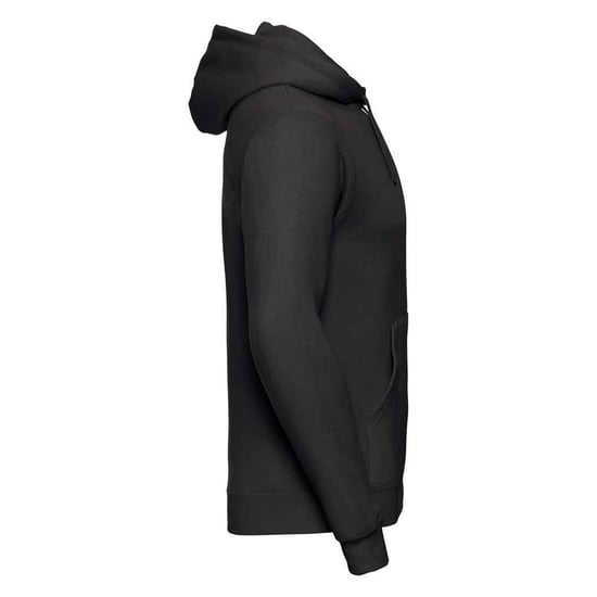 Russell Mens Plain Hoodie (Black) - Image 3
