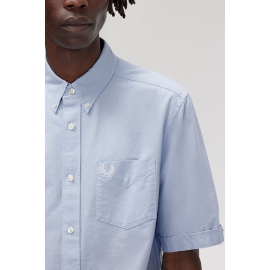 Fred Perry Mens Short Sleeve Oxford Shirt - Image 3