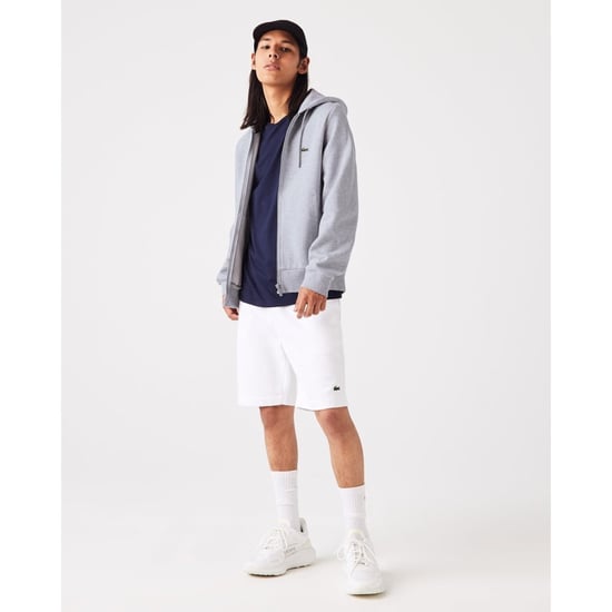 Lacoste men's fleece hoodie with full-length zipper