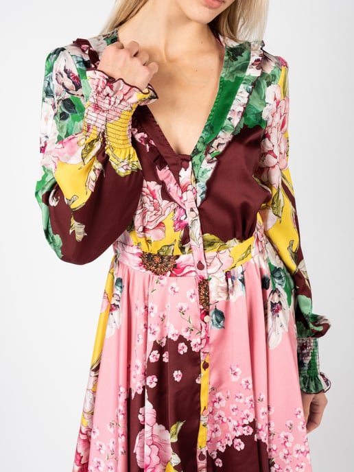 Pinko Dress Salamandra Woman's Multicolored