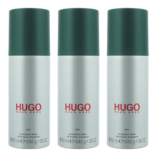 Hugo Boss Hugo Man Deodorant Spray 150ml x 3